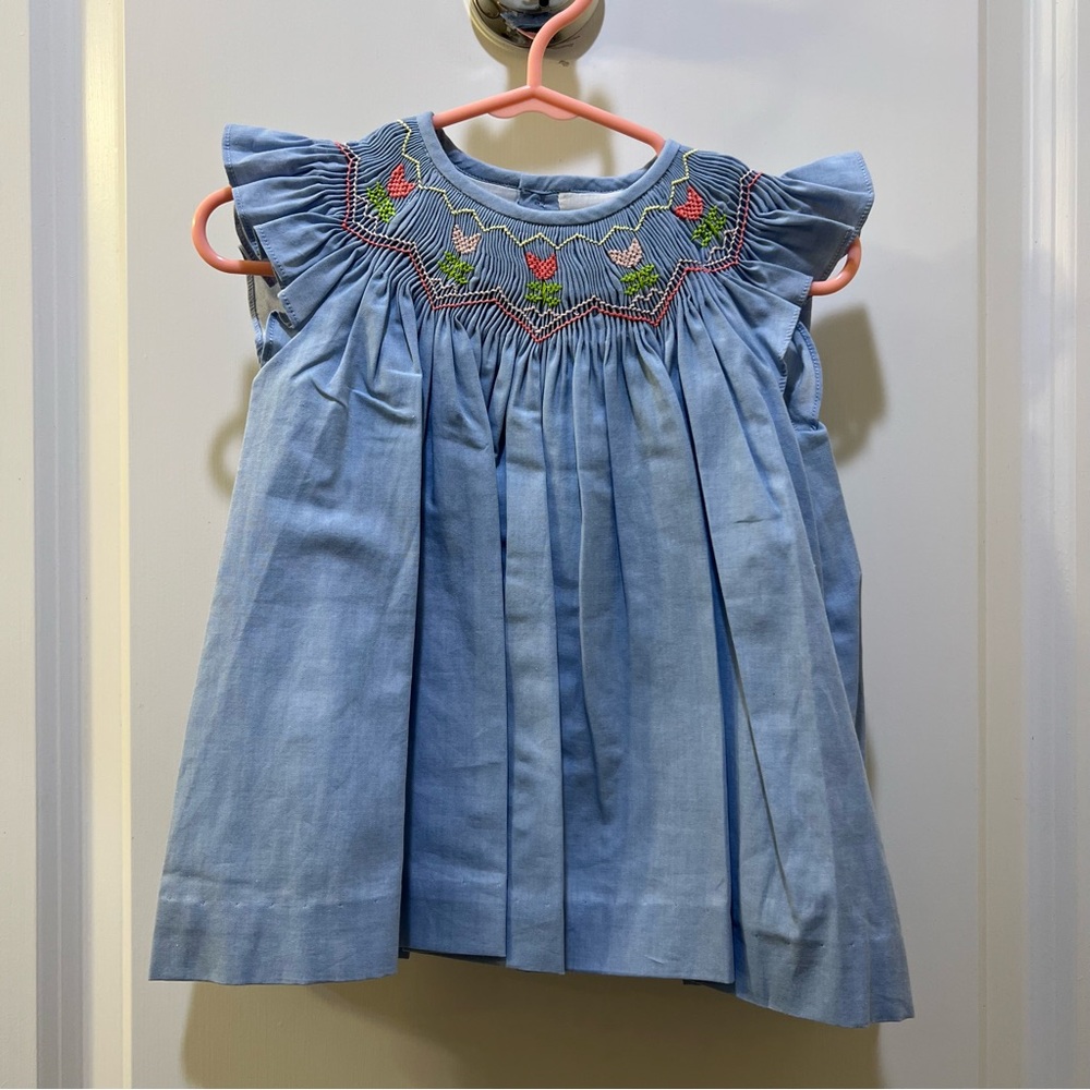 NWT Jacadi baby dress with diaper cover size 6 mos
